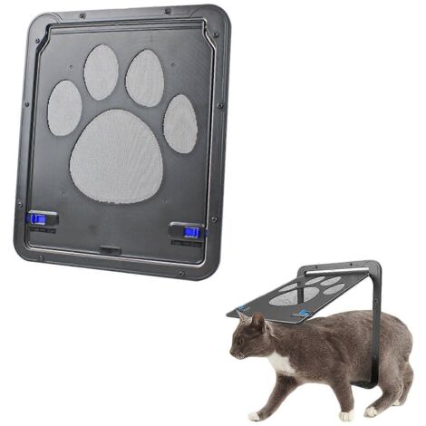 Porte moustiquaire magnétique pour petits chiens et chats, compatible avec portes moustiquaires et vérandas (1/5)
