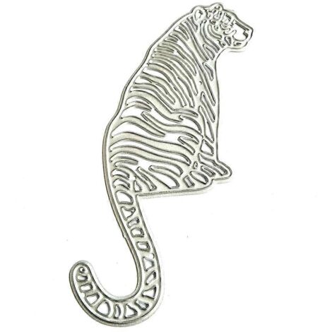 Matrices de découpe Tigre de dessin animé, cartes de Noël à faire soi-même pour Thanksgiving et la Saint-Valentin (1/5)