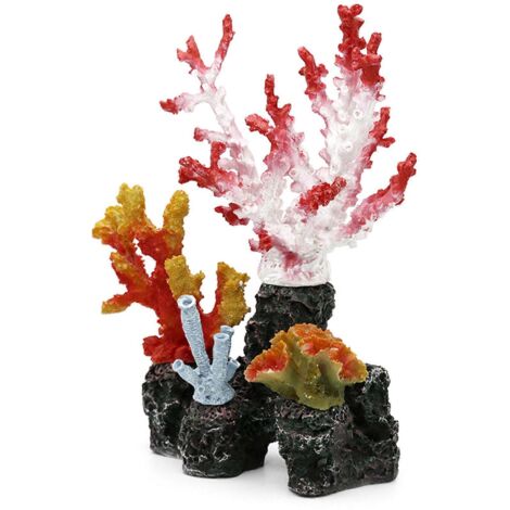 Ornements en polyrésine représentant des coraux, décorations pour aquarium, poissons pour aquarium récifal (1/5)