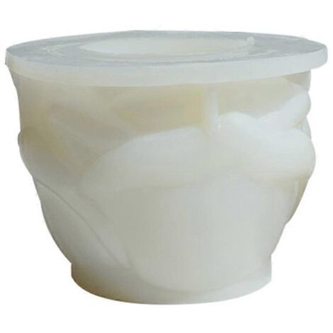 Moules en résine pour plantes succulentes en forme de fleur, moule en silicone pour pot de fleurs en forme de rose (1/5)