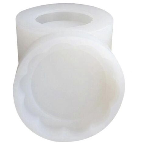 Boîte de rangement avec couvercle, moule en silicone pour faire fondre les huiles essentielles et réaliser des cupcakes. Moule à cupcakes aromathérapeutiques. Moule à fondre les huiles essentielles. (1/5)