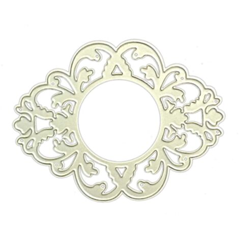 Matrices de découpe pour macramé effet miroir, pochoirs, scrapbooking, album DIY, tampons, papier cartonné pour cartes de vœux faites main, gaufrage, décoration, projets de loisirs créatifs (1/5)
