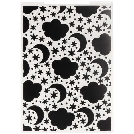 Gabarit de dossier en plastique à gaufrer pour scrapbooking, albums photo et cartes en papier. (1/5)