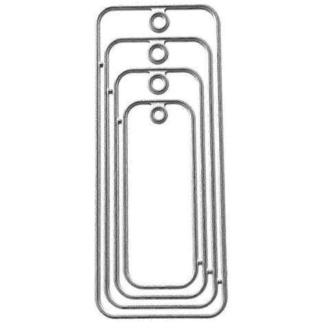 Matrices de découpe en métal pour étiquettes rectangulaires, pochoirs, scrapbooking, tampons, cartes en papier. (1/5)