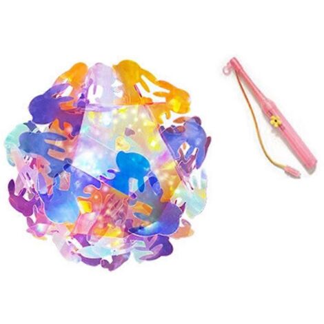 Lanterne lumineuse LED faite main à faire soi-même, lanterne ronde pour enfants, lanterne de festival (1/5)