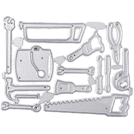 Matrices de découpe, pochoirs, acier au carbone durable, outils de quincaillerie faits main, bricolage (1/5)