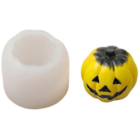 Moule en silicone citrouille 3D pour Halloween et Thanksgiving, fabrication de bougies et de savons. (1/5)
