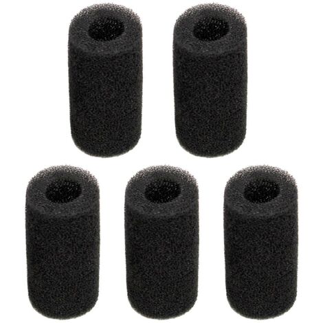 Lot de 5 éponges de préfiltration pour aquarium Fluval Edge, rouleaux de mousse de préfiltration noire (1/5)
