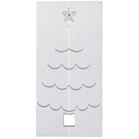 Matrices de découpe en métal 3D pour sapin de Noël, pochoir, scrapbooking, carte en papier, moule, décoration en relief (1/5)