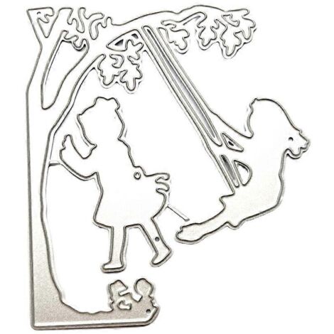 Matrices de découpe en métal Swing, pochoir de gaufrage, pochoir pour scrapbooking, découpes pour cartes (1/5)