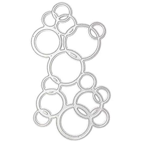 Gabarits de découpe à bulles pour album de scrapbooking DIY (1/5)