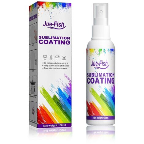 Revêtement par sublimation brillant en spray, écologique et imperméable