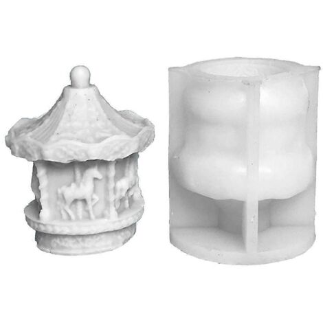 Moule à bougie réutilisable en silicone pour fabrication de bougies, moule pour résine époxy et moulage (1/5)