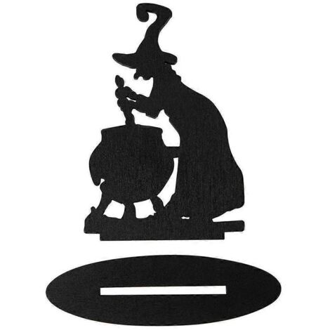 Décorations de bureau pour Halloween, bricolages de sorcière, fournitures de décoration de Noël (1/5)