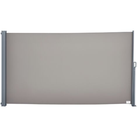 Store auvent latéral rétractable (3x1.6m) en aluminium et polyester imperméable anti-UV, pour terrasse et jardin (1/5)