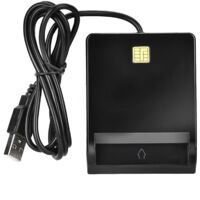 Lecteur de cartes intelligent pour ID, CAC, DNIE, ATM, IC, SIM - Compatible Windows