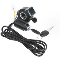 Accélérateur pouce pour vélo électrique avec écran LCD et indicateur de batterie