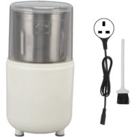 Moulin à Café Électrique en Acier Inoxydable, Broyeur d'Épices pour Cuisine Maison - Prise UK 250V