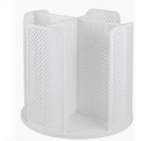 Organisateur de tasses jetables 4 compartiments, distributeur rotatif 360° pour cafés et pâtisseries