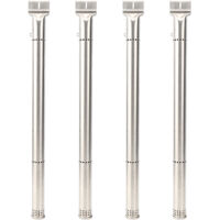 4 Pièces Tubes Brûleurs Gril en Acier Inoxydable Accessoires de Remplacement pour Charbroil
