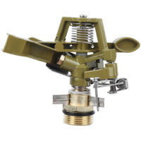 Buse d'arrosage rotative 360° avec filetage mâle G3/4 pour irrigation de pelouse et jardin