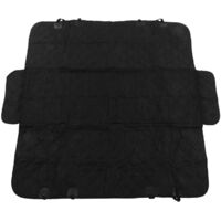 Extension de Siège Arrière pour Chien, Plateforme Imperméable Pliable pour Voiture, Couverture de Protection Noire