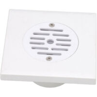 Drain de Piscine Professionnel Carré - Accessoire de Vidange pour Spa et Piscine