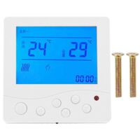 Thermostat Intelligent pour Fancoil avec Contrôle de Température LCD et Commutation AC220V