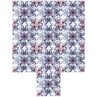 10 autocollants carrelage PVC antidérapants, imperméables, adhésifs pour sol cuisine salle de bain (lot 10)