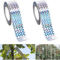 reflective Repellent Tape, 2 Rolls Anti Bird Tape, Reflective Tapes For Birds, Double Sided Anti Bird Tape