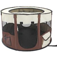 portable Foldable Pet Playpen +free Carrying Case + Free Travel Bowl