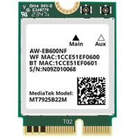 Carte réseau WiFi 7 MT7925 2,4 GHz 5 GHz 6 GHz - Adaptateur réseau sans fil