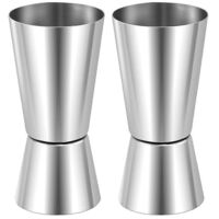 Doseur à spiritueux 25 ml/50 ml, doseur à shots pour boissons artisanales