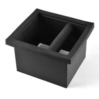 Boîte à rythmes antichoc pour machine à café avec barre de frappe pour barista ---