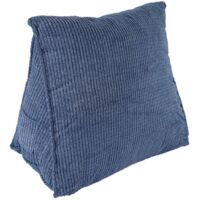 Coussin de dossier triangulaire, coussin lombaire (bleu)