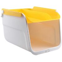 Étagère à chaussures gain de place pour casier jaune --