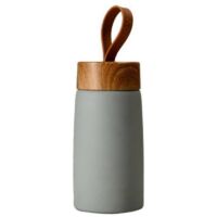 Mug isotherme en acier inoxydable, tasse à eau thermique, A--