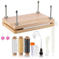 Fournitures de reliure, kit de reliure pour débutant avec plioir en os --