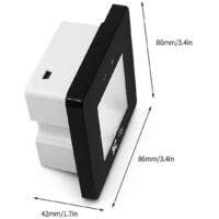 Contrôle d'accès par code QR dynamique, lecteur de contrôle d'accès, identification par carte RFID