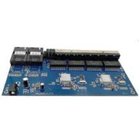 Carte PCBA de commutation Ethernet Gigabit 1000M pour module intégré embarqué 8 RJ45