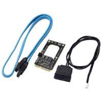 Carte de conversion MSATA vers SATA, adaptateur MSATA/SATA avec câble d'alimentation SATA