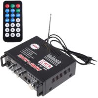 Amplificateur de voiture 600 W avec écran LCD, amplificateur de puissance numérique Hi-Fi, radio FM, caisson de basses pour voiture et maison