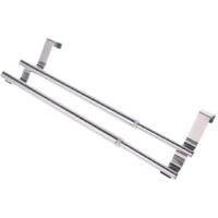 Porte-serviettes extensible à suspendre à une porte, pour salle de bain, cuisine, hôtel, cabine