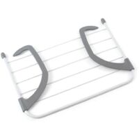 Cintre pliable et peu encombrant pour buanderie, chambre, salle de bain et cuisine