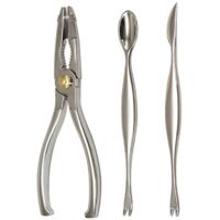 Éplucheur de crevettes portable, outil de fruits de mer en acier inoxydable, accessoires pour éplucher les crabes et les crevettes