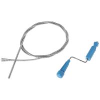 Outil de nettoyage de canalisations pour déboucheurs de canalisations et éviers à tige capillaire