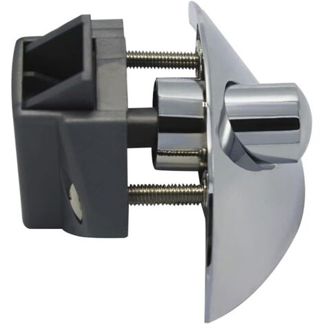 Serrure à bouton poussoir pour armoire de camping-car – Alliage zinc – Installation directe – Épaisseur de porte 10-20mm – Pour meubles intérieurs – Norcks