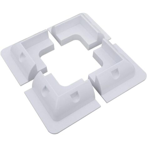 Memkey – Support panneau solaire 4 angles sans perçage – Installation facile pour camping-car et caravane – Plastique ABS résistant aux UV (1/5)