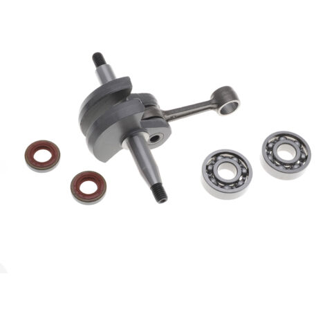 Jardiaffaires – Vilebrequin complet pour débroussailleuse Stihl FS400 FS450 FS480 – Remplace 4128 030 0400 – Avec joints spis et roulements