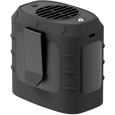 Ventilateur USB à la taille 8000 mAh Ventilateur de taille portable ventilateur de ceinture de ventilateur personnel pour veste de climatisation, camping, pêche, vélo, voyage (noir) (1/5)